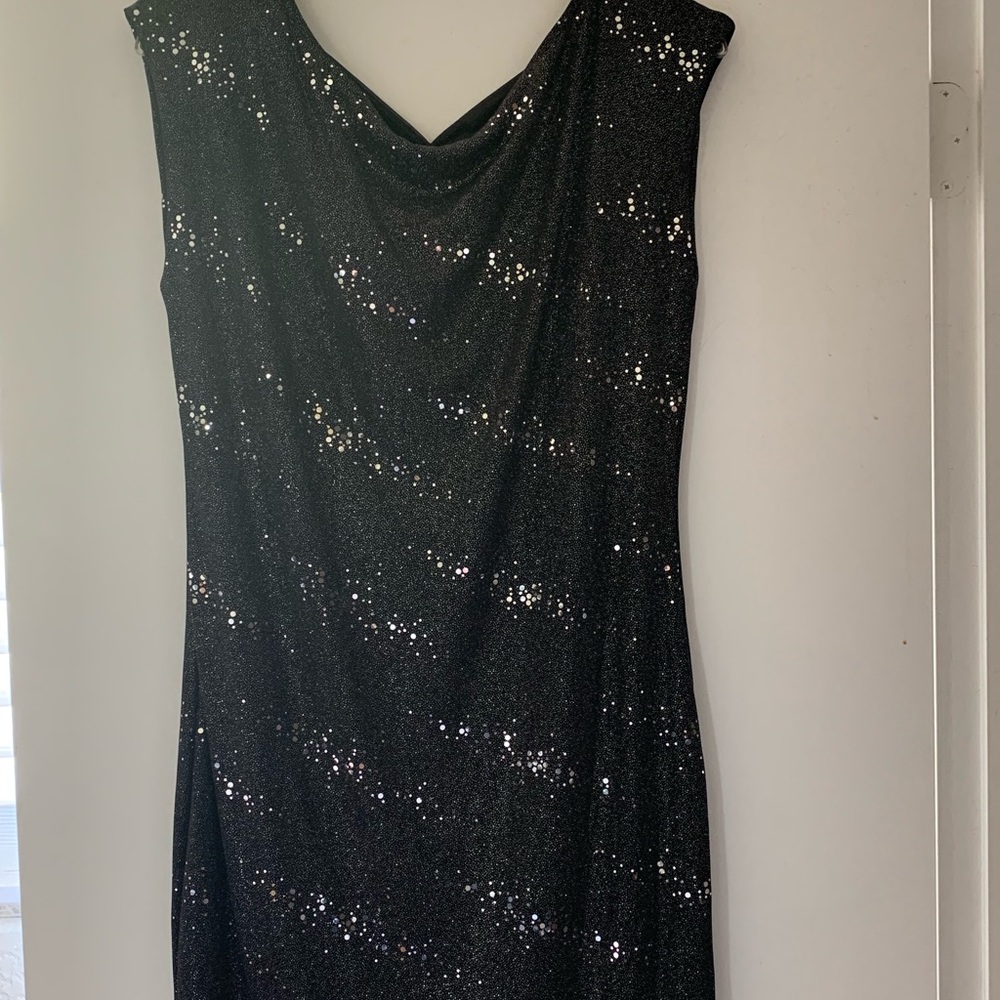 Black and Silver Dress Allen B by Allen Schwartz